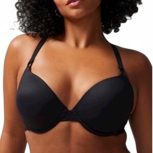 Soma Embraceable Enchanting Lace Push Up Bra 42C Black